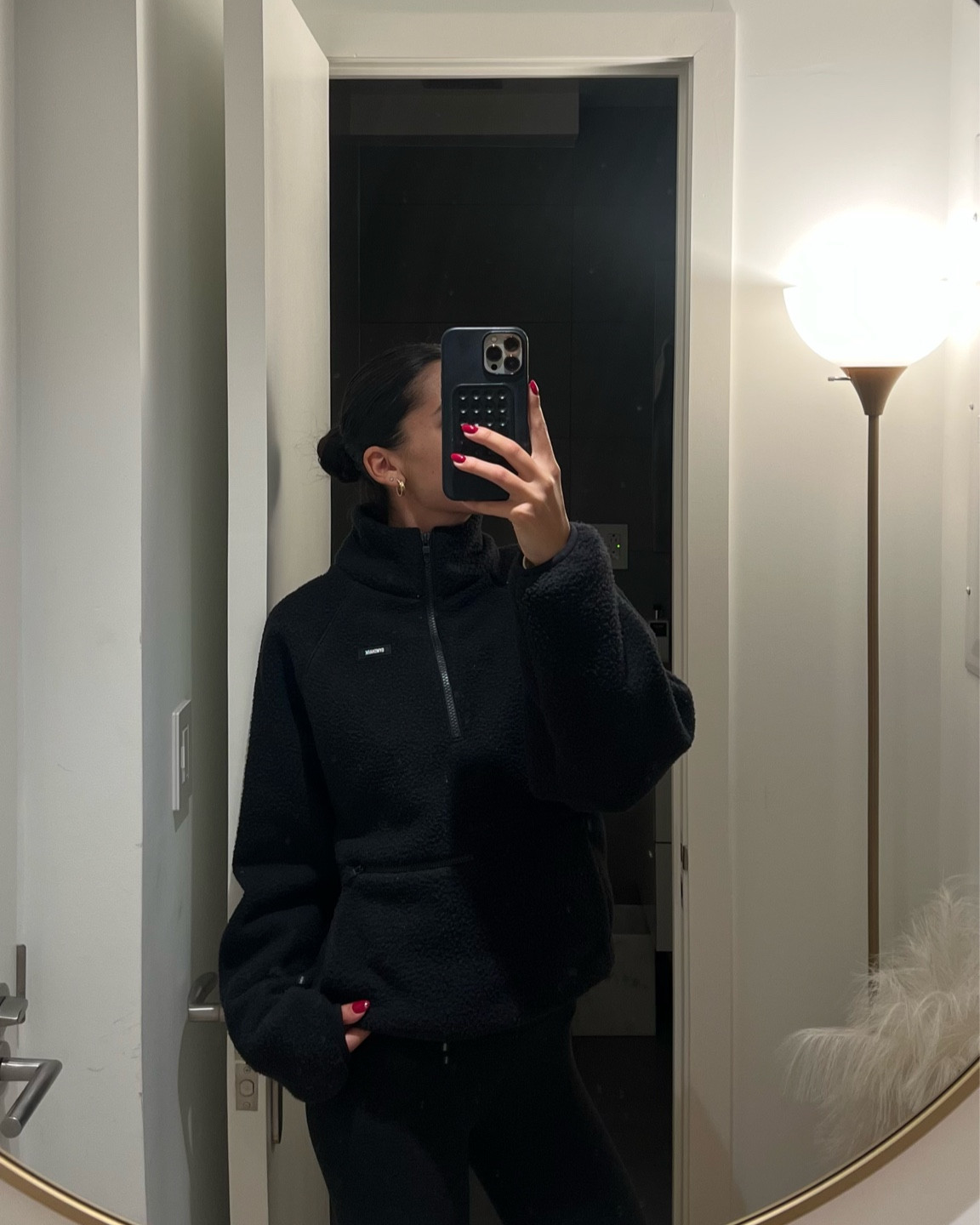 Gymshark Sherpa 1/4 Zip 

#LTKSeasonal #LTKtravel #LTKActive