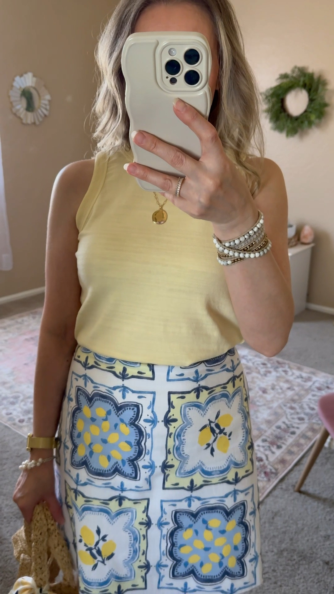 Here’s a fun summer outfit idea that gives off some coastal vibes. Besides the sandals everything is from Loft and on sale now. 




Coastal outfit, loft fashion, summer fashion, lemon trend, lemon skirt, vacation outfit, exotic outfit, resort wear, cruise outfit, straw bag, raffia bag #LTKItBag 

#LTKFindsUnder50 #LTKShoeCrush #LTKPetite #LTKSummerEdit #LTKSaleAlert #LTKOver40 #LTKTravel #LTKSeasonal