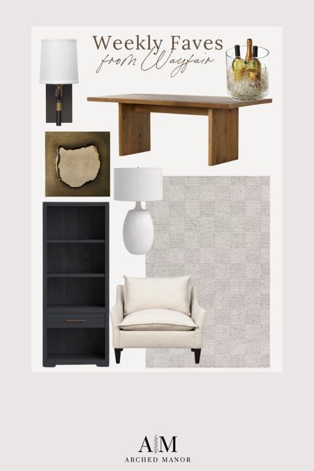 Weekly faves from Wayfair  

Home  Home decor  Home finds  Furniture  Lighting  Sconce  Table  Dining room  Area rug  Accent chair  Champagne chiller  Bookcase  Bookshelf  Wall Art  Neutral  Neutral home  Minimalist

#LTKSeasonal #LTKhome