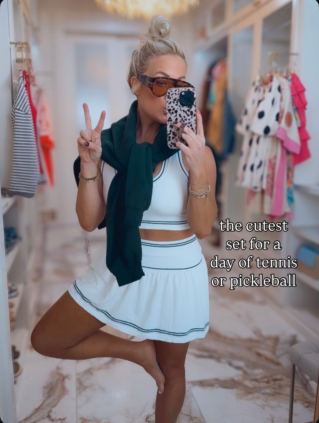 How cute is this activewear that’s 40% off 
Size small in both 