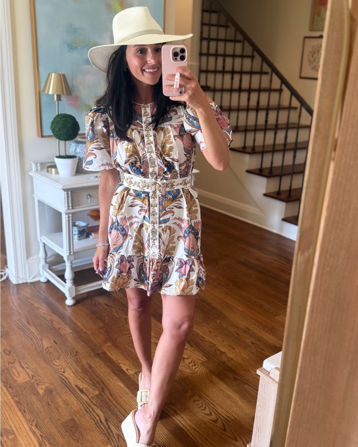 Love this look for all spring and summer!! Farm Rio dress of course with my new go to summer shoes and hat! 

#LTKmomlife #LTKgrwm #LTKootd