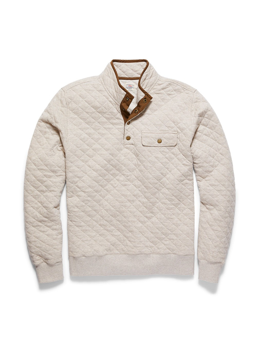 Epic Quilted Fleece Pullover | Faherty