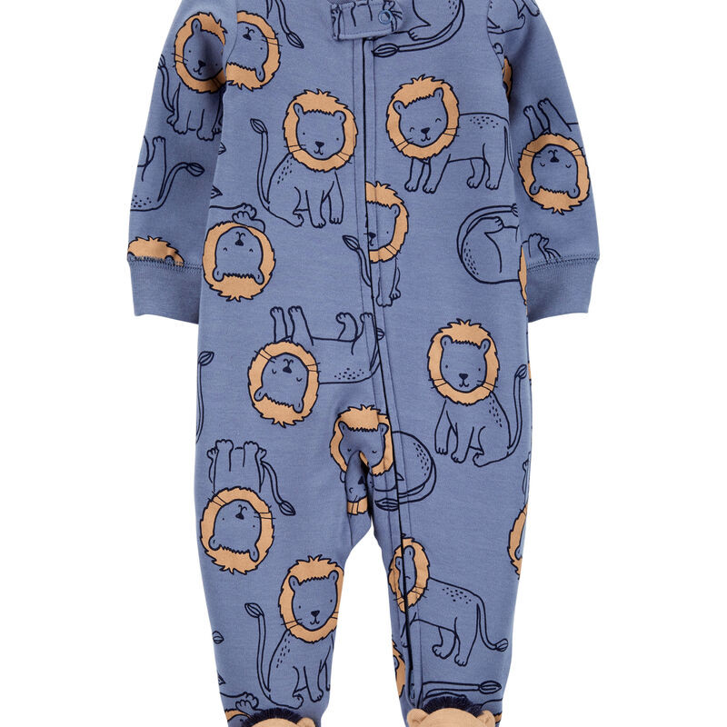 Lion 2-Way Zip Cotton Sleep & Play | Carter's