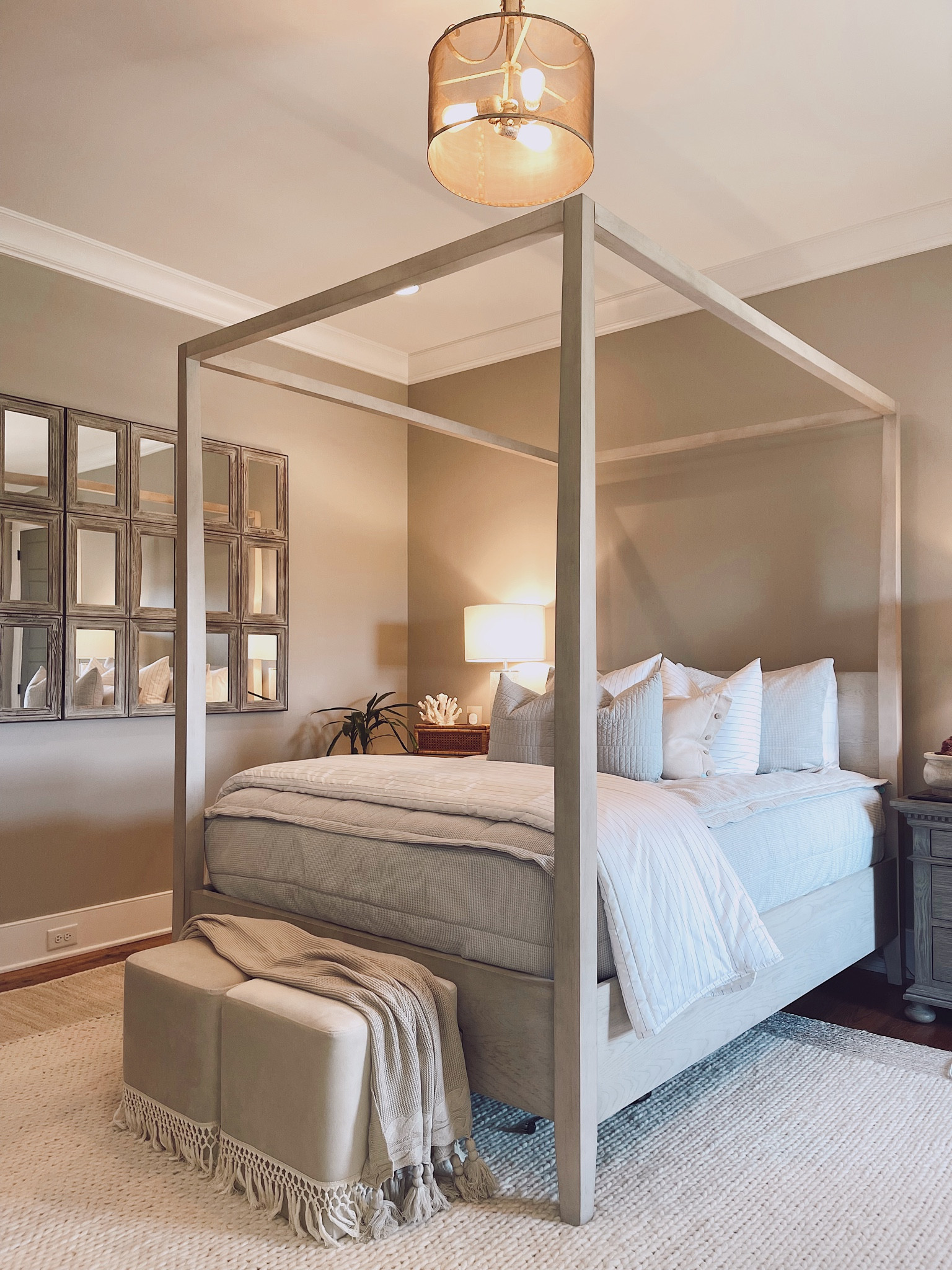 My end of bed stools with fringe are on sale for 40% off at target. Two stools make the perfect sized bench for the end of a queen sized bed. #targetstyle

#LTKhome #LTKsalealert #LTKfindsunder100