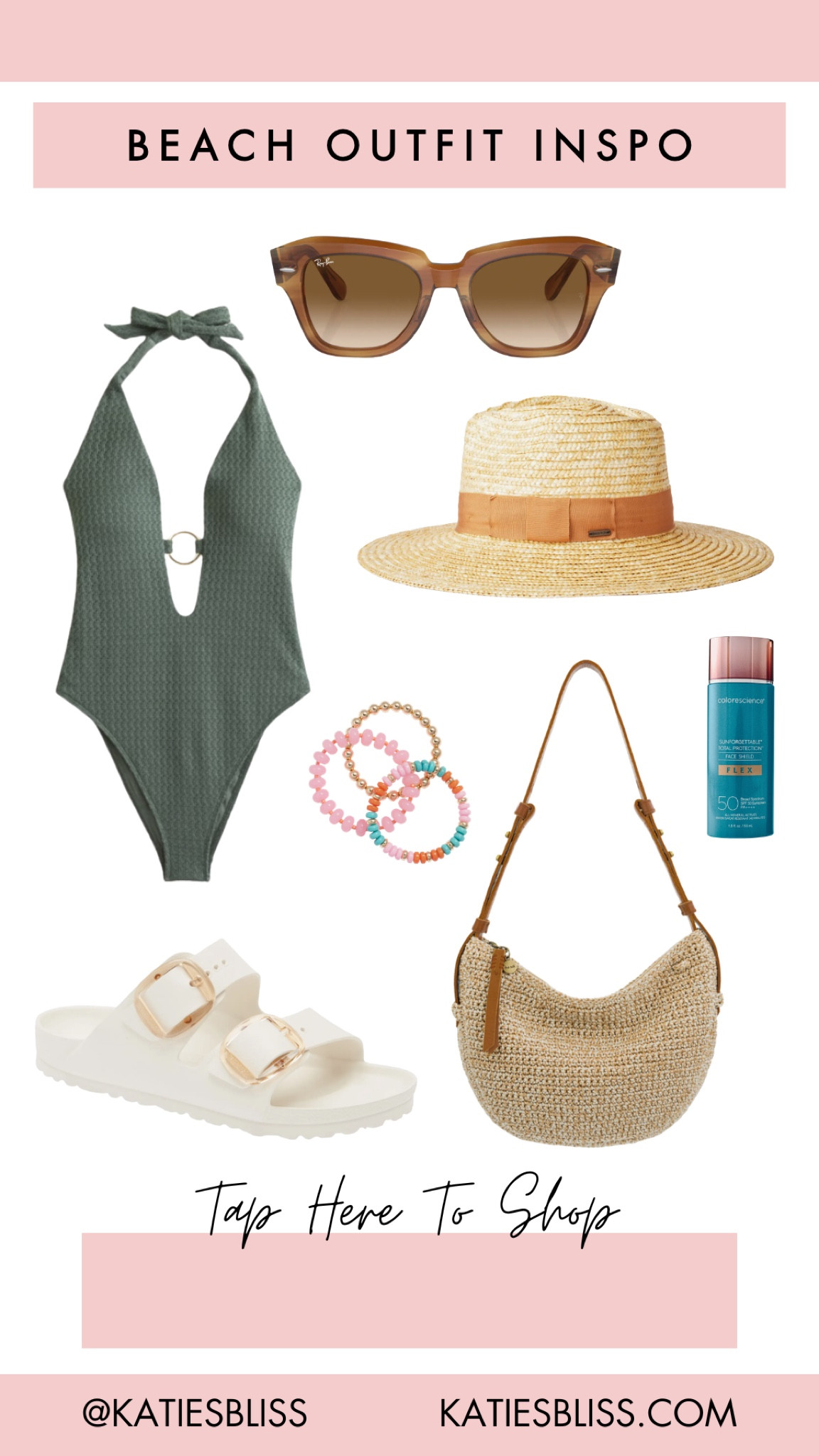 Beach outfit inspo 🏝️

Beach. Pool. Lake. Summer. Hat. Sunglasses. One piece. Swim suit. Bathing suit. Birkenstock. Sandals. 



#LTKSeasonal #LTKTravel