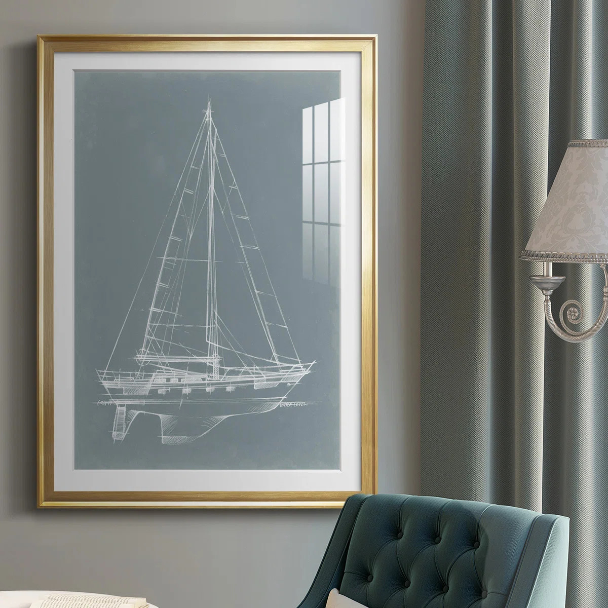 " Yacht Sketches II " | Wayfair North America