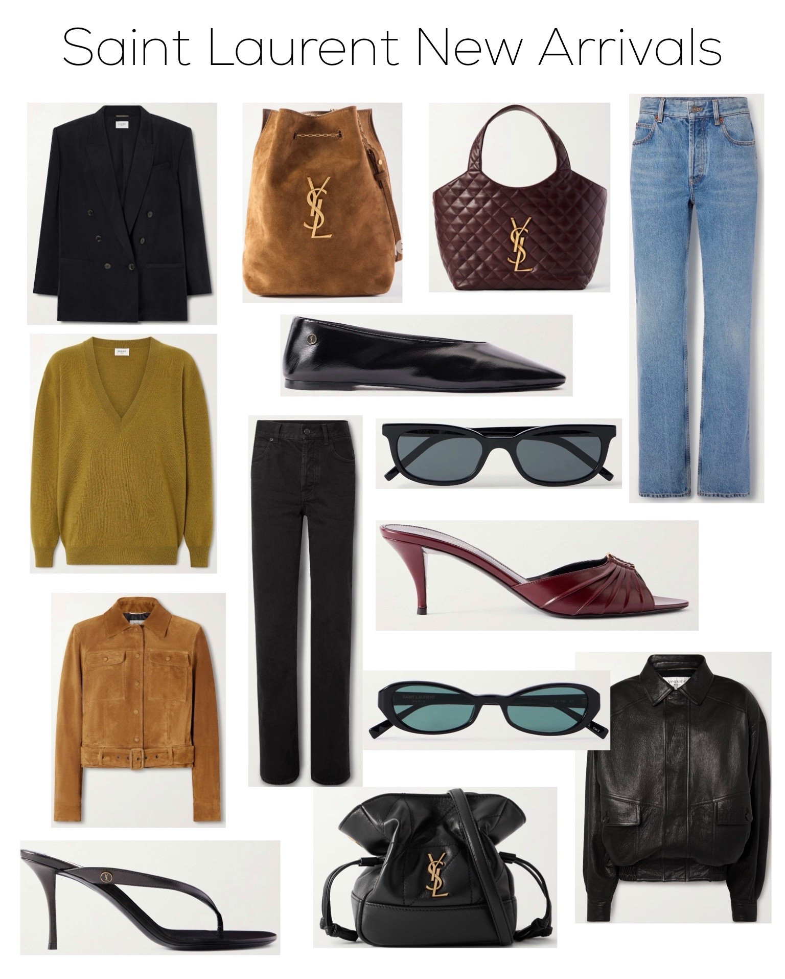 Net-a-porter new Saint Laurent arrivals 


#LTKOver40 #LTKNYFW #LTKSeasonal