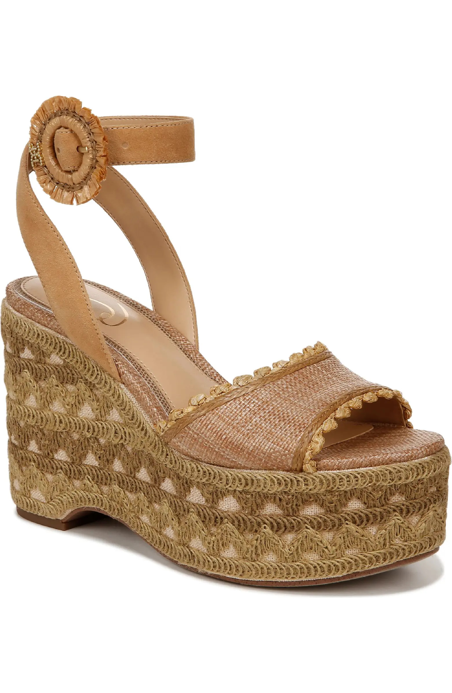Sam Edelman Amber Espadrille Platform Ankle Strap Sandal (Women) | Nordstrom | Nordstrom