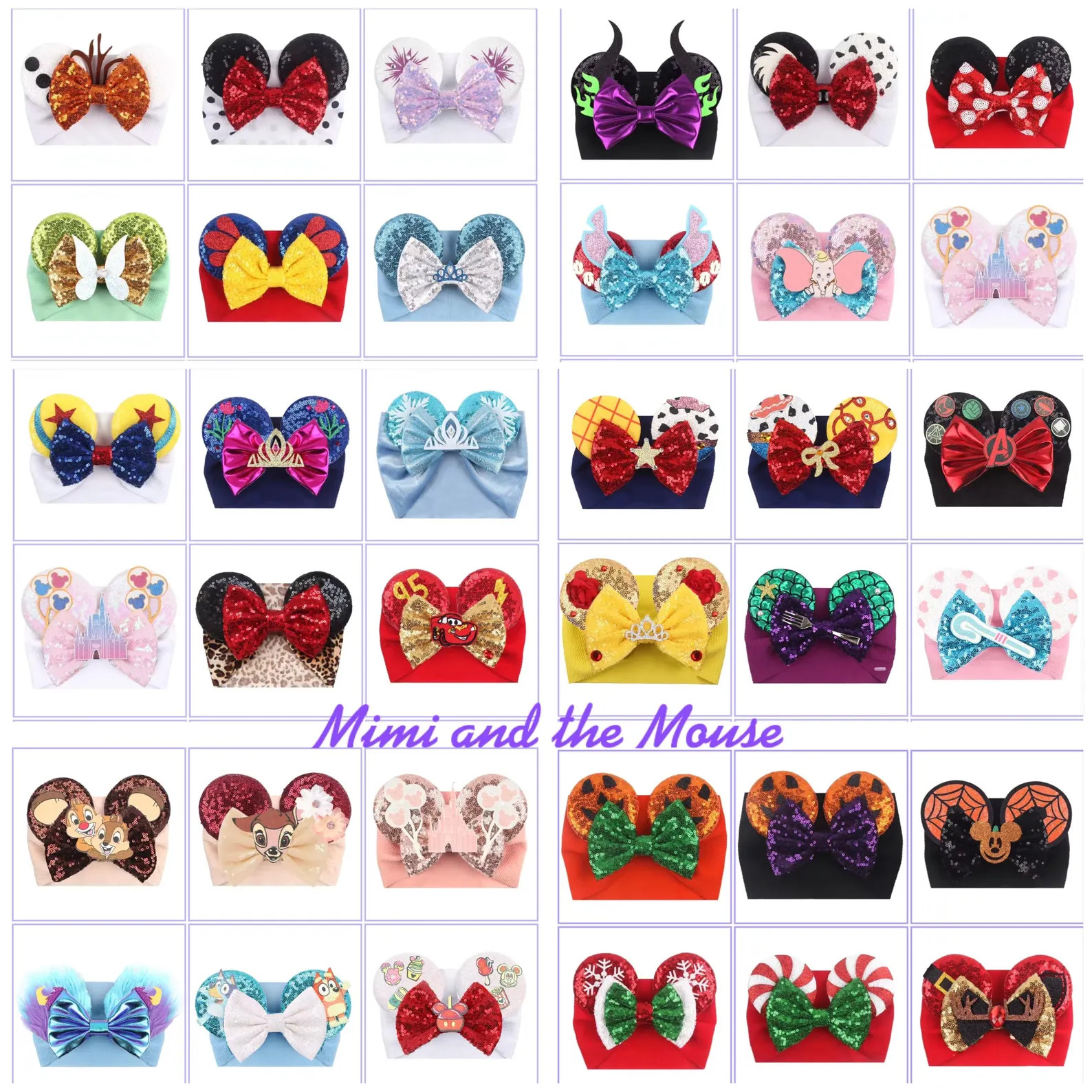 Baby Minnie Ears Headband - Etsy | Etsy (US)