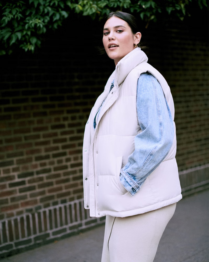 Duvet Puffer Vest | Abercrombie & Fitch (US)