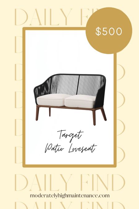 Shop this new Target patio loveseat! It will be the perfect addition to your outdoor decor!

#homedecor #airbnbproperties #airbnb #airbnbdecor #airbnbhost #airbnbproducts
#interiordesign #housedecor #favorites #homedecorfavorites #homedecoressentials #musthaves #homedecormusthaves #summerfinds #decorating #modern #modernhomedecor #aesthetic #aesthetichome #modernaesthetic #modernminimalistic #modernminimalistichome #homeinterior #bestproductshome #besthomeproducts #homeessentials #pattern #livingroom #kitchen #diningroom #bedroom #wall #outdoor #wooden #target #walmart #targethomedecor #wayfair #patio #loveseat #patiochair #patiosofa #modernpatio #patioseating #targetloveseat

#LTKSeasonal #LTKFind #LTKhome