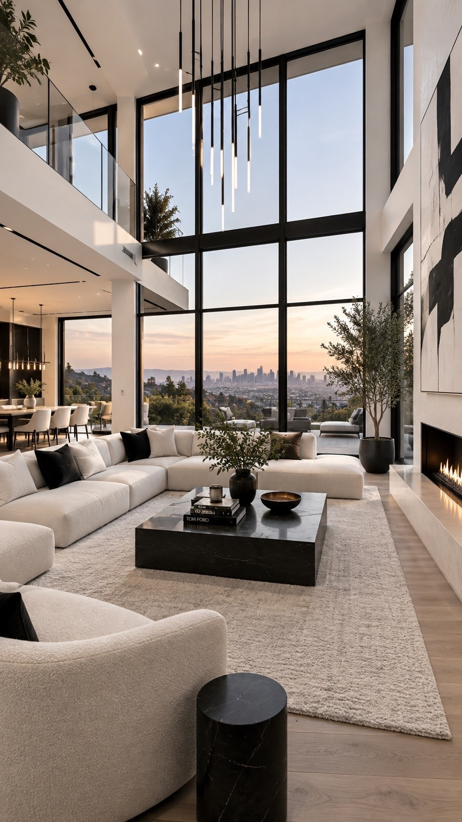 Shop This Room ✨ Elevate your space with a dramatic black and white living room featuring clean lines, soft neutral textures and statement lighting. Shop similar furniture and decor through my LTK link below.

#LivingRoomInspo #ModernLivingRoom #LuxuryInteriors #BlackAndWhiteDecor #ModernHome #InteriorDesign #LuxuryLivingRoom #HomeDecor #LTKHome #LTKFinds