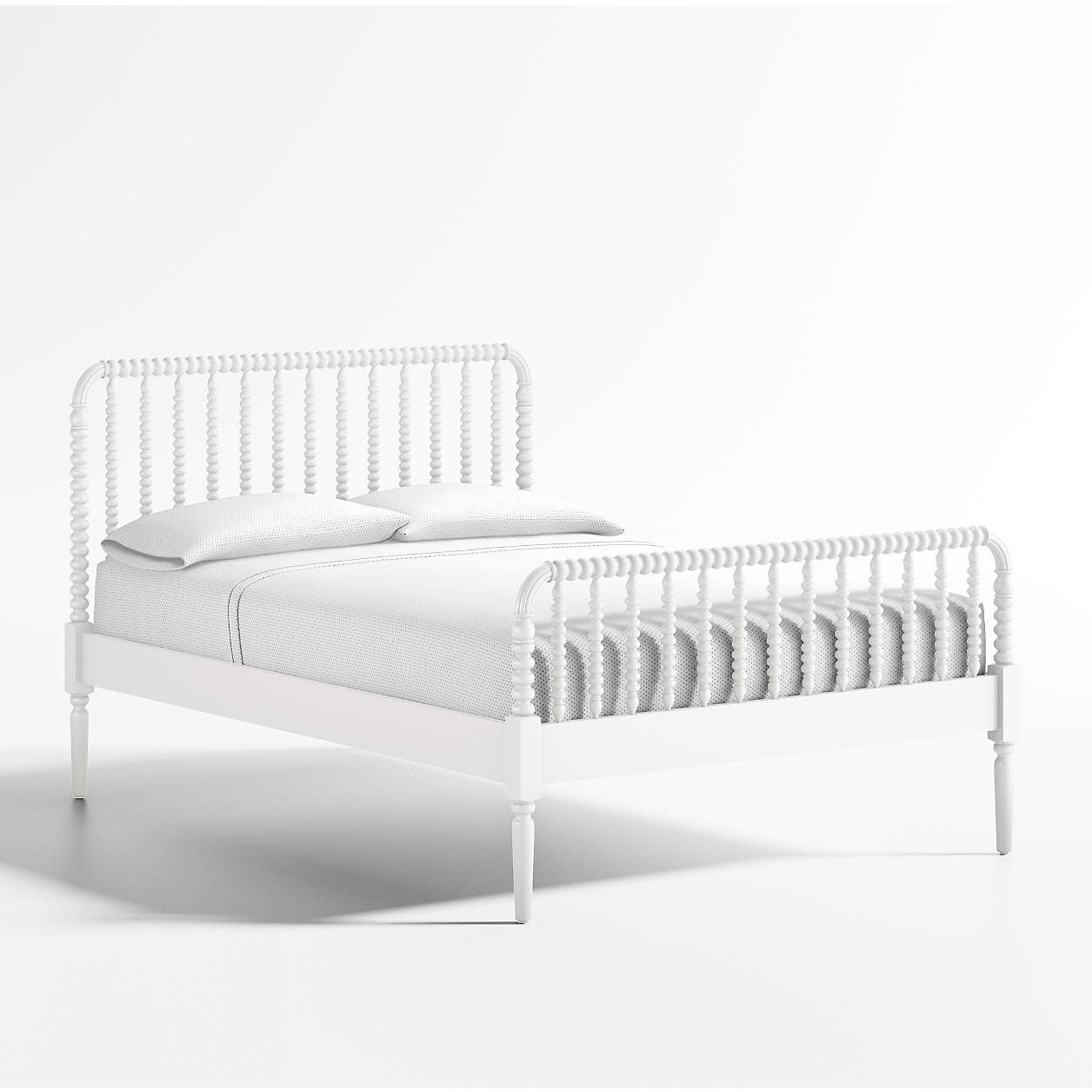 Jenny Lind White Wood Spindle Kids Twin Bed + Reviews | Crate & Kids | Crate & Barrel