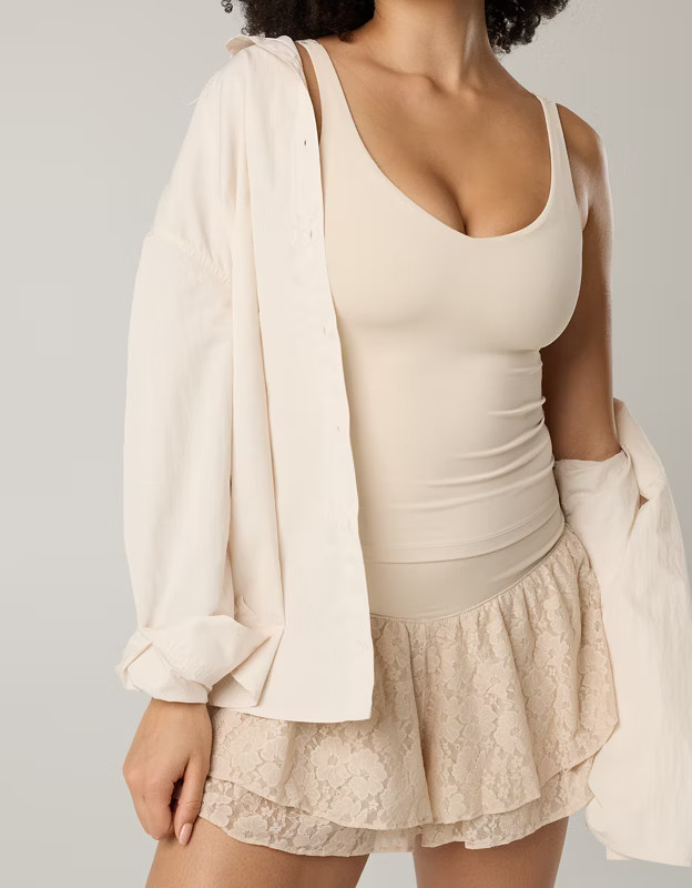 OFFLINE By Aerie Real Me Low Key Tank Top | American Eagle Outfitters (US & CA)