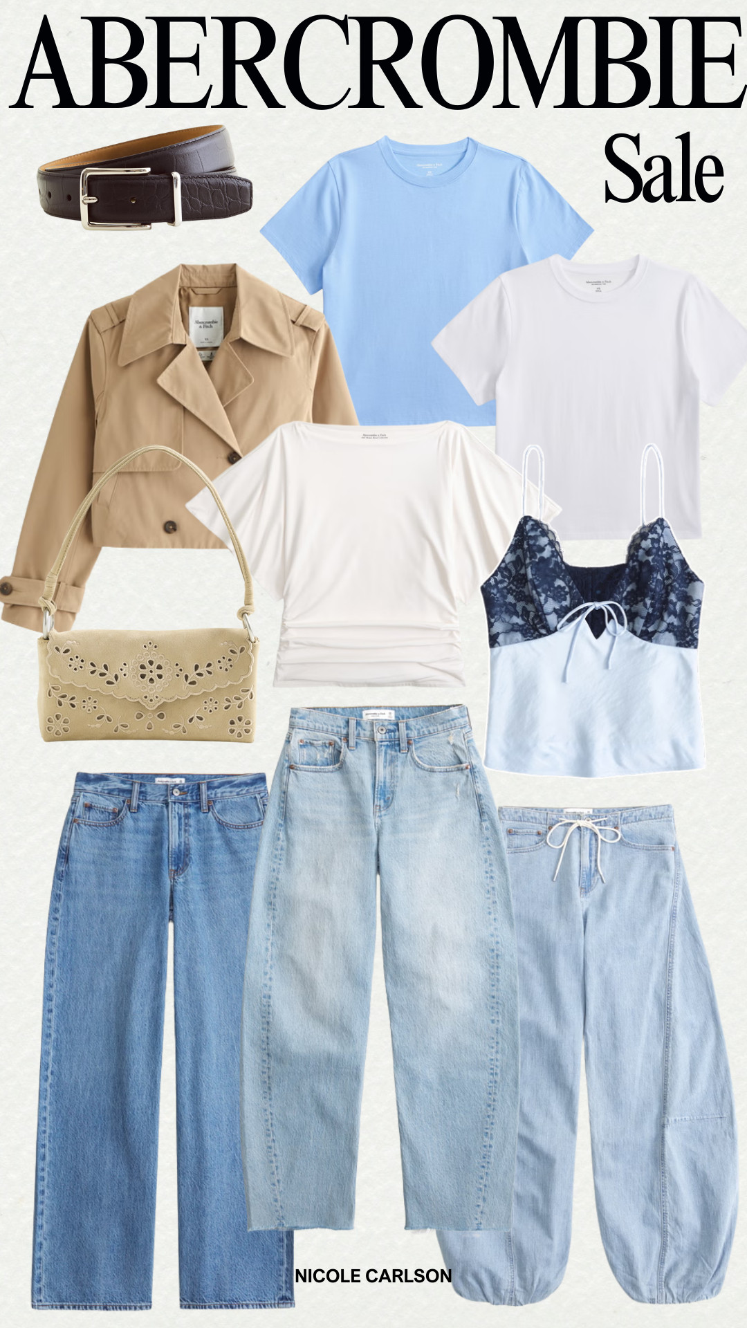 Abercrombie sale on jeans and spring wardrobe essentials.  

 

#LTKootd #LTKU #LTKSaleAlert