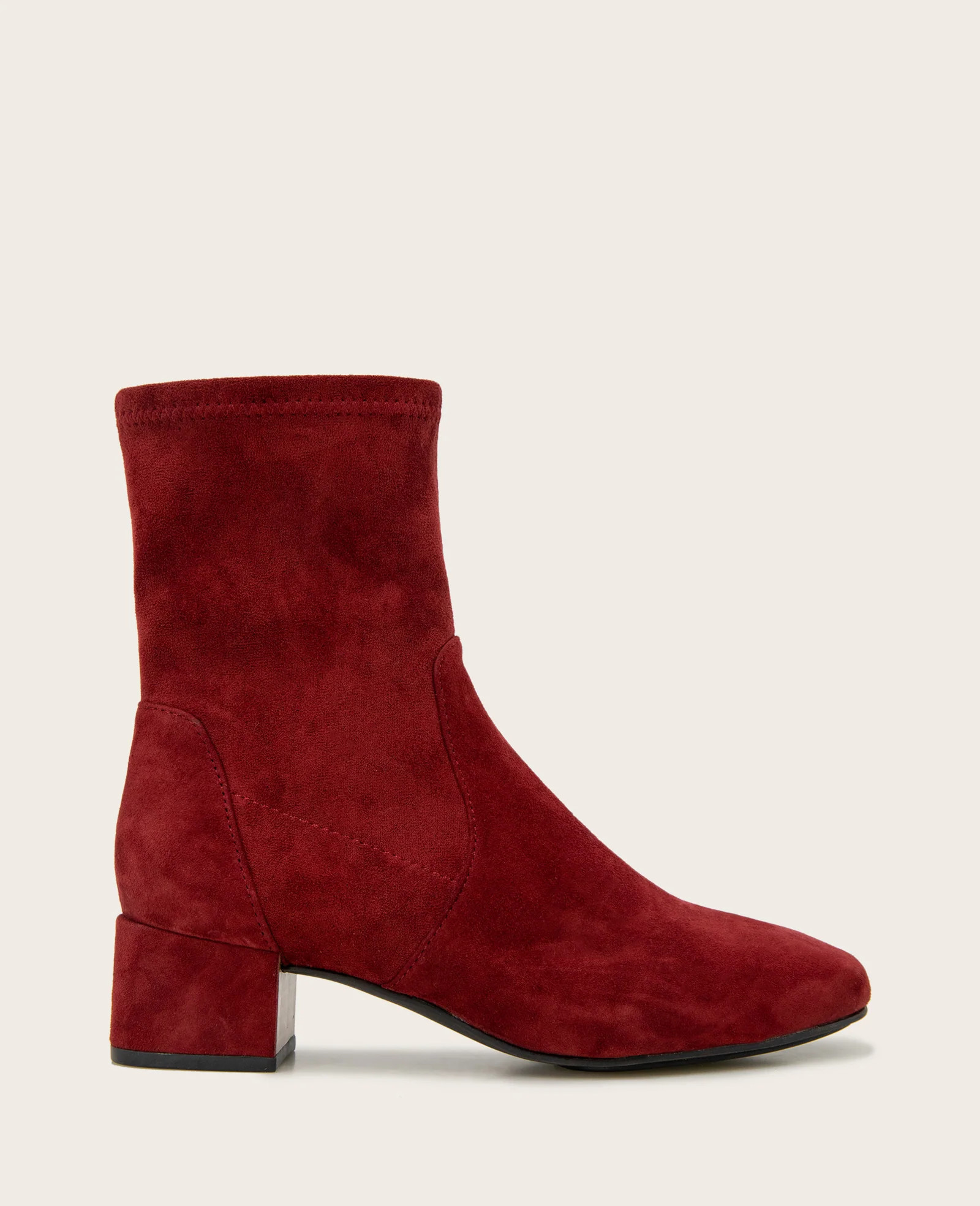 Gentle Souls - Ella Micro Suede Stretch Bootie in BURNT RED, Size: 9.5 by Kenneth Cole | Kenneth Cole