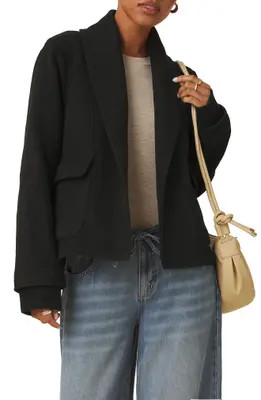 Splendid Crop Icon Coat in Truffle Brown at Nordstrom, Size Medium | Nordstrom