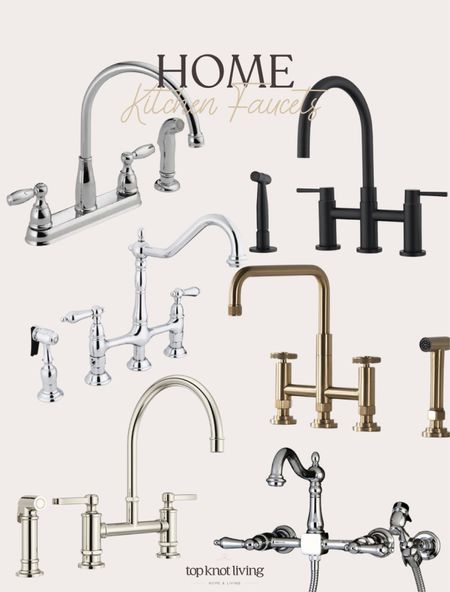 Kitchen faucets with side sprayers that speak to my soul 

#LTKhome
