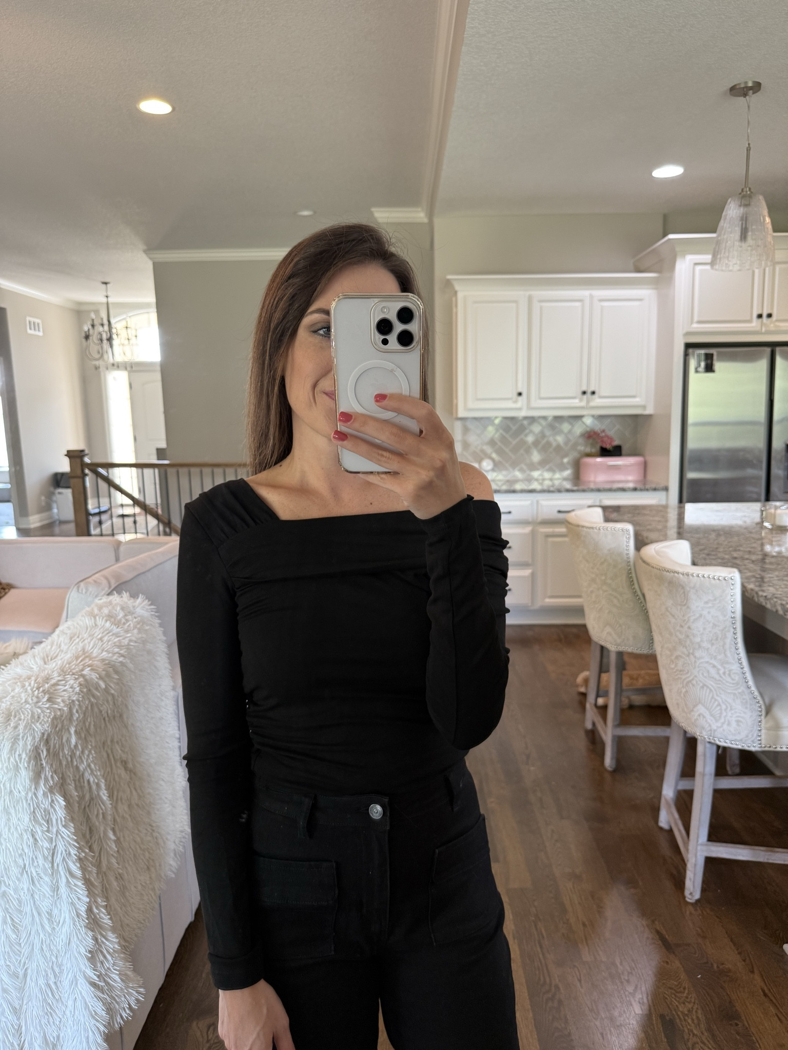 Can we agree a black Amazon top is the easiest way to look pulled together fast? #AmazonOOTD #ClosetEssential 

#LTKStyleTip #LTKWorkwear #LTKSeasonal