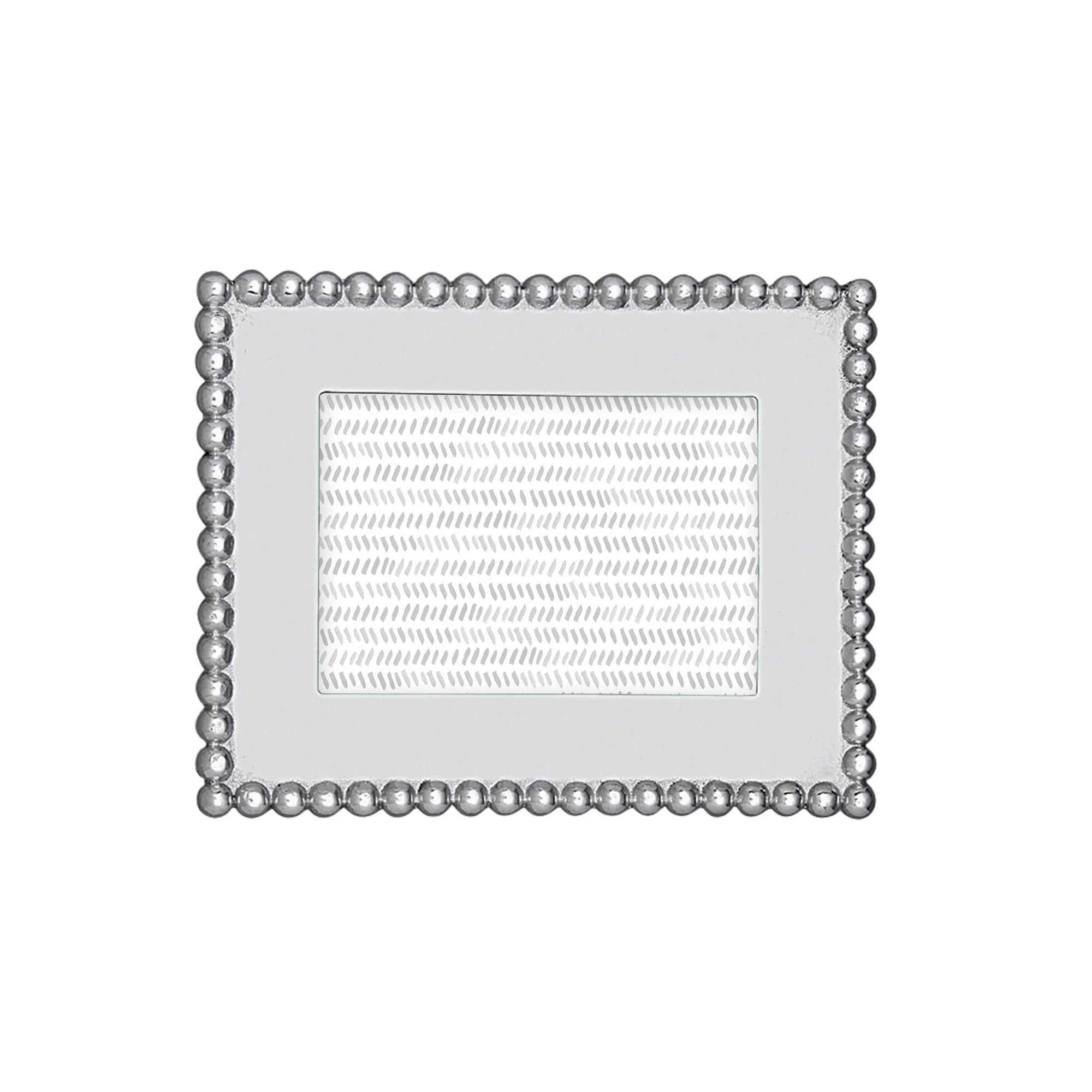 Pearled 4x6 Engravable Frame | Mariposa