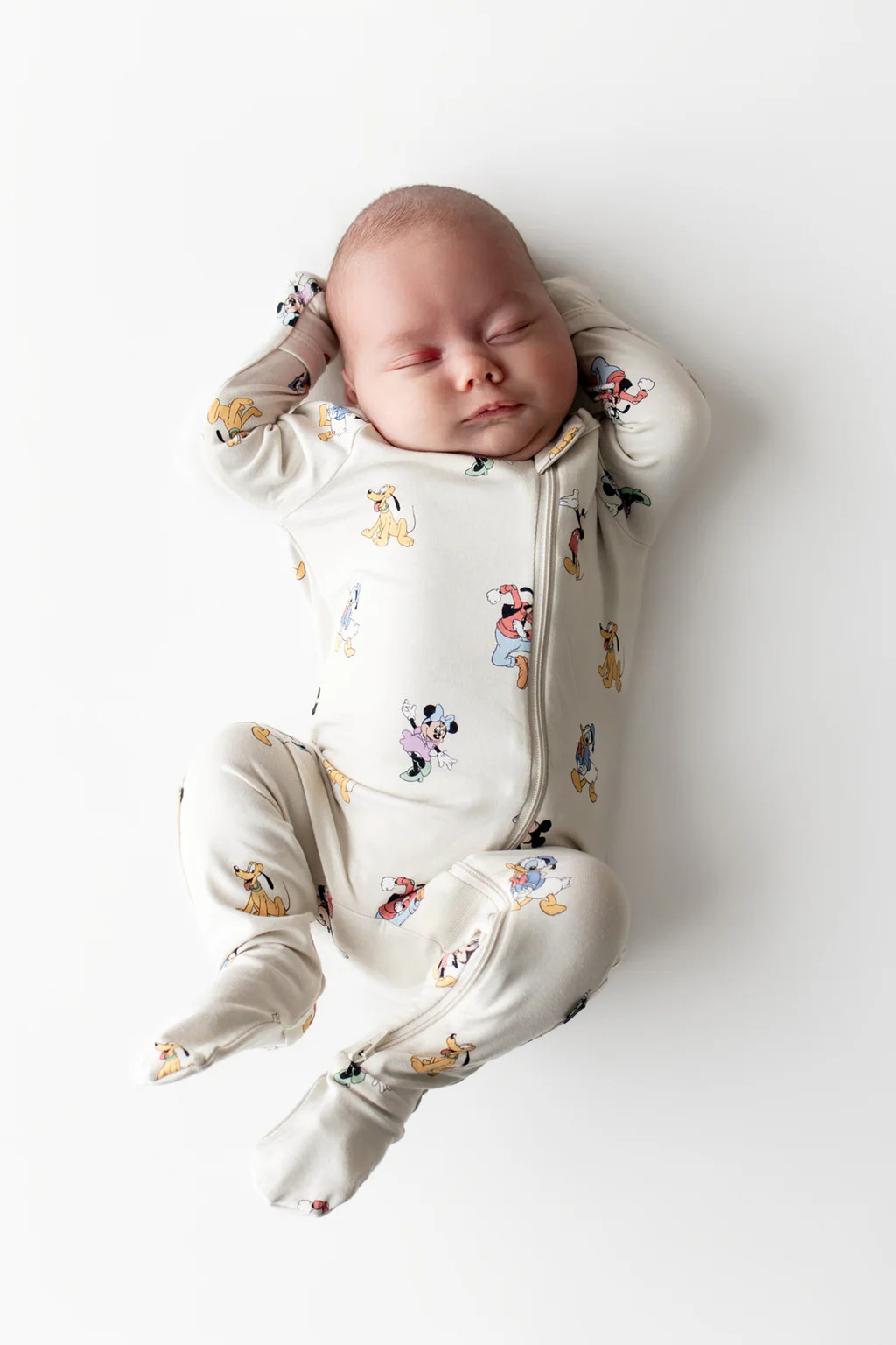 Zippered Footie in Mickey Mouse and Friends | Kyte Baby