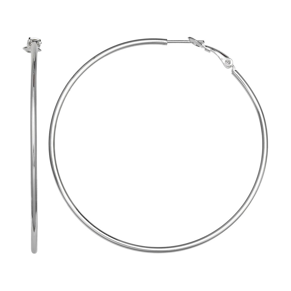 PRIMROSE Sterling Silver Polished Tube Hoop Earrings | Kohl's