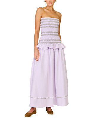 Women's Amnesia Strapless A-Line Maxi Dress | Macy's
