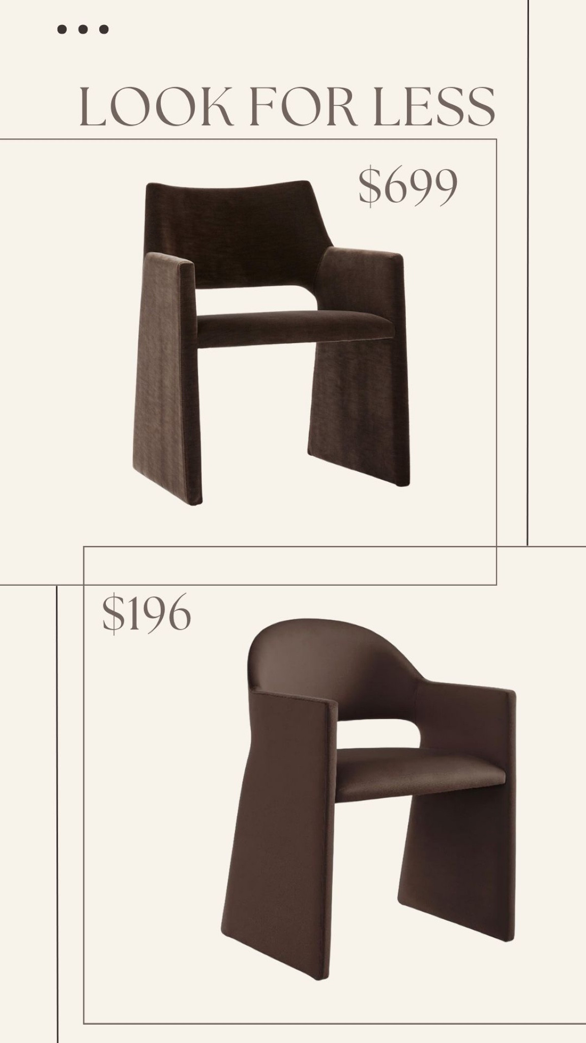 Nothing beats a good LOOK FOR LESS find. This chair could be the moody pop in the room that you need!

#LTKHome #LTKStyleTip #LTKSaleAlert