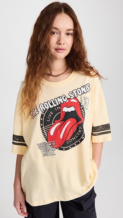 Rolling Stones Concert Stamp One Size Tee | Shopbop