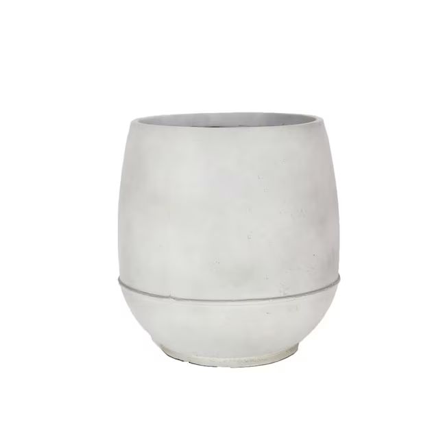 Origin 21 Large (25-65-Quart) 10.75-in W x 14-in H Gray Mixed/Composite Planter Lowes.com | Lowe's