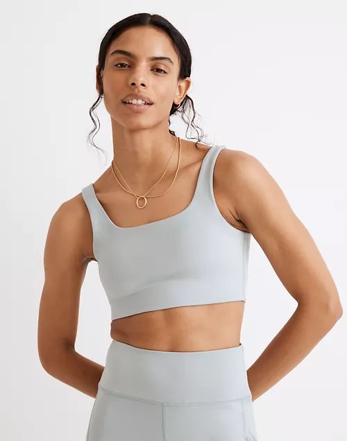 MWL Flex Square-Neck Sports Bra | Madewell