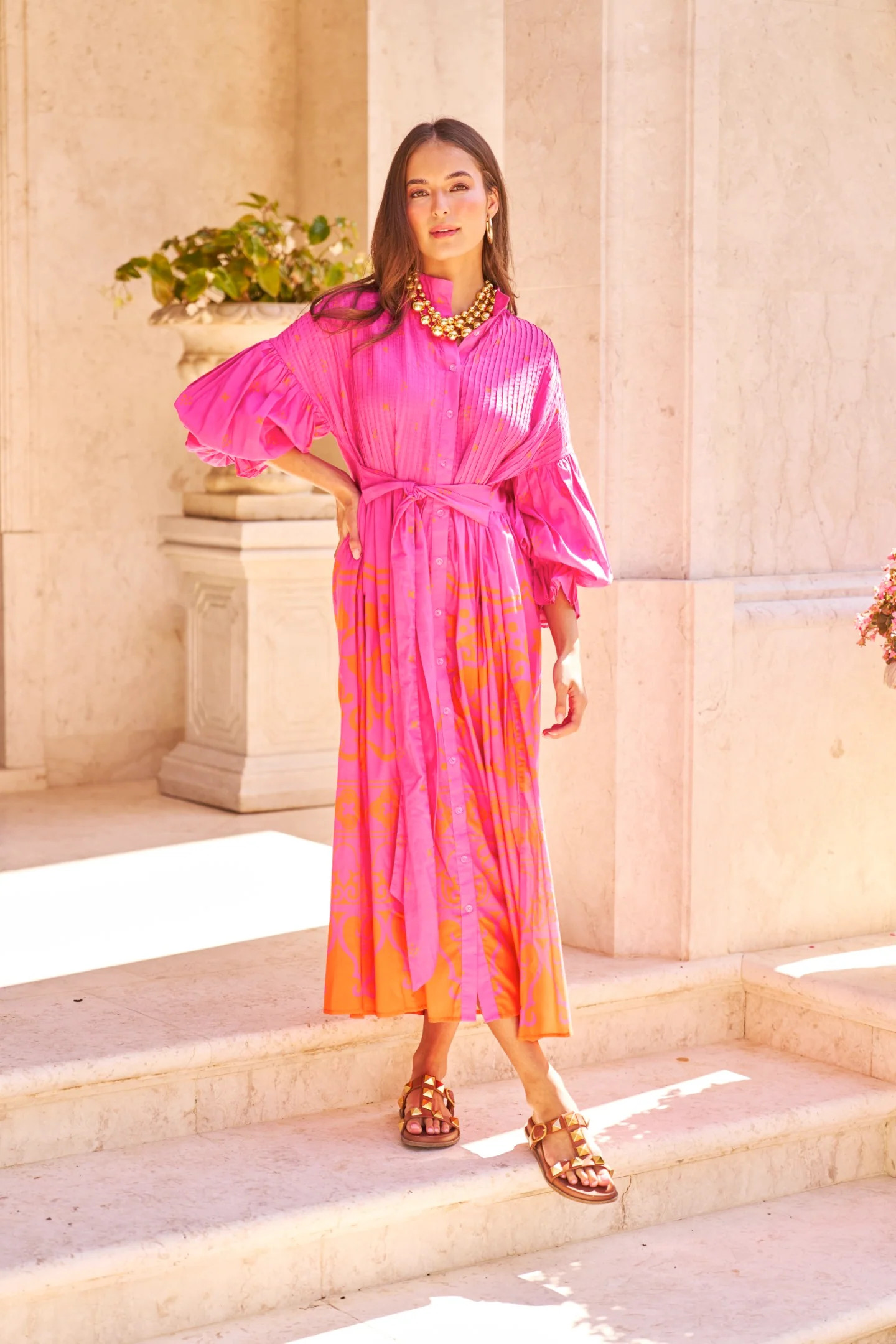 Sheridan French I Spring 2025 I The Every Body Dress in Hibiscus Tulum | Sheridan French