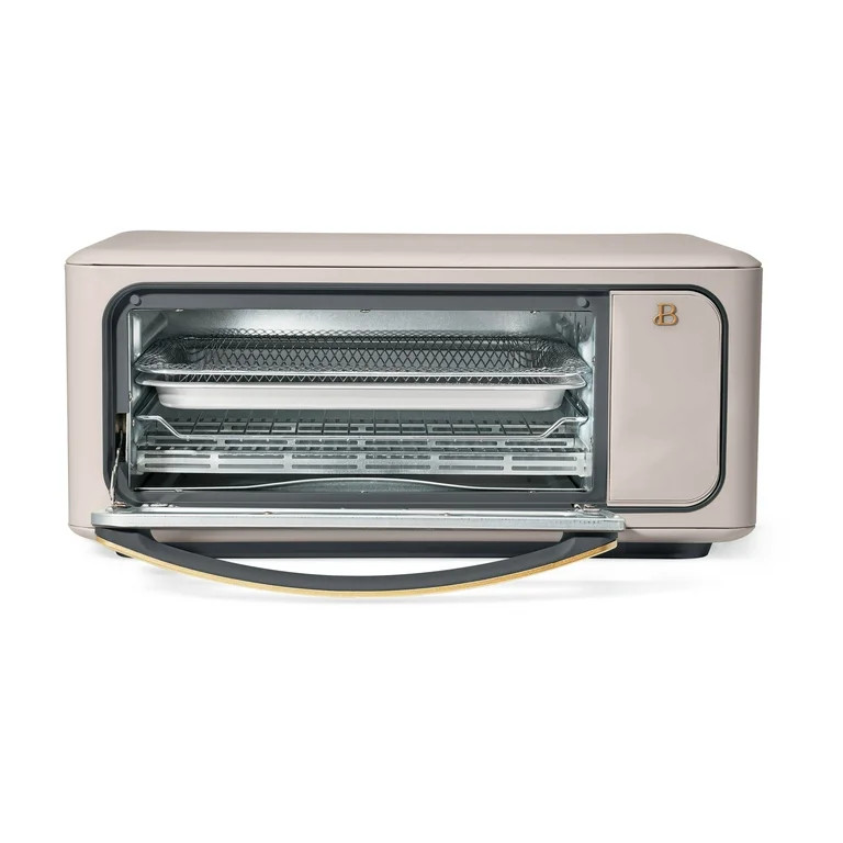 Beautiful Infrared Air Fry Toaster Oven, 9-Slice, 1800 W, Porcini Taupe by Drew Barrymore | Walmart (US)