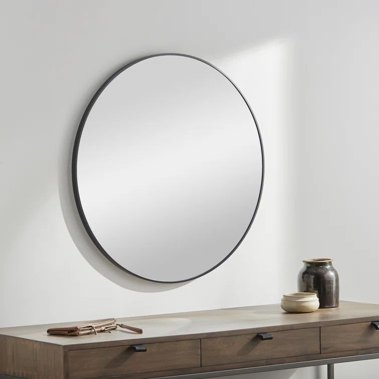 Destefano Round Metal Mirror | Wayfair North America