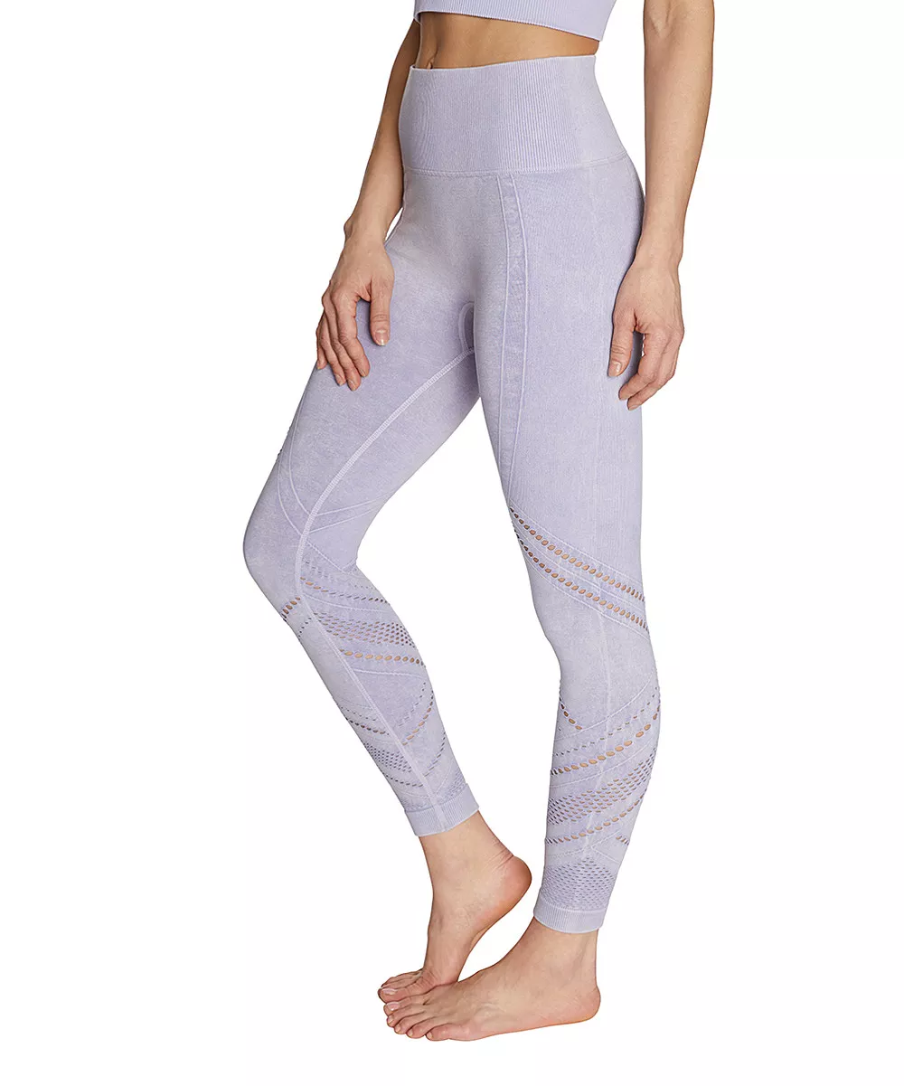 Betsey Johnson Mesh Insert Cutout Yoga Capri Leggings at