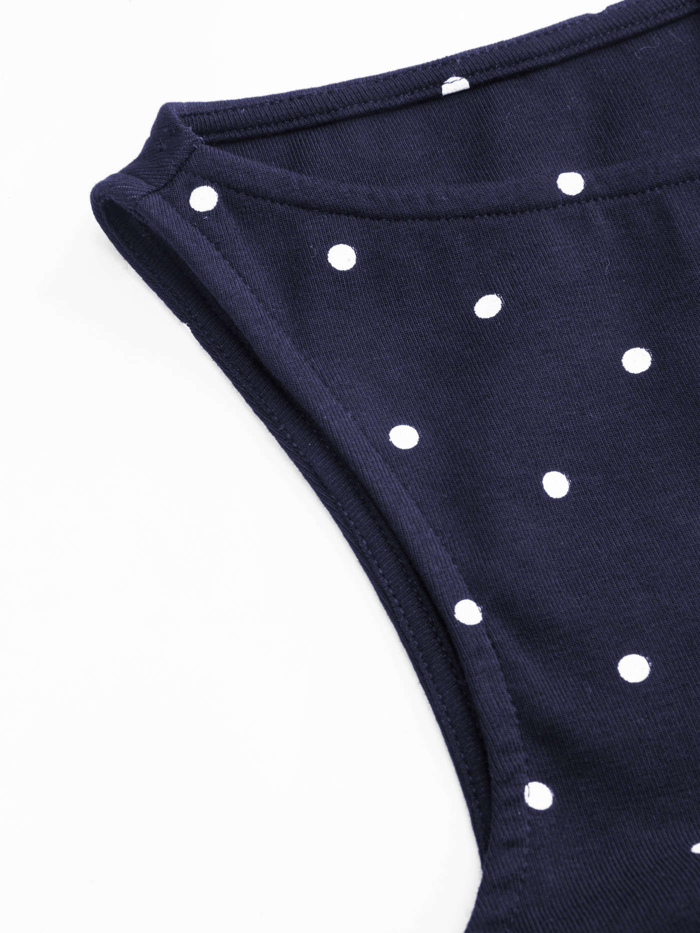 Cotton-blend Polka Dot Capri Jumpsuit $29.90Flash Shipping | Cider
