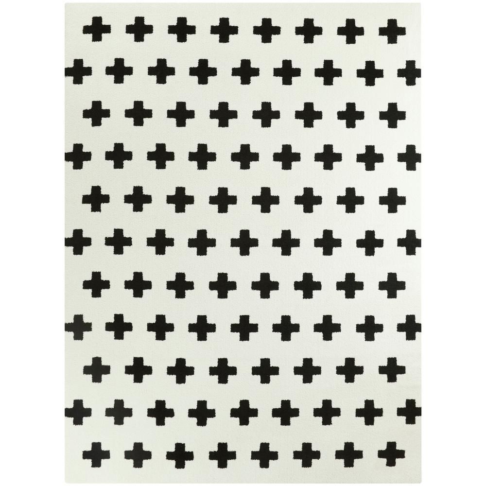 BALTA Super Soft Plus Black 5 ft. x 7 ft. Area Rug 3006757 - The Home Depot | The Home Depot