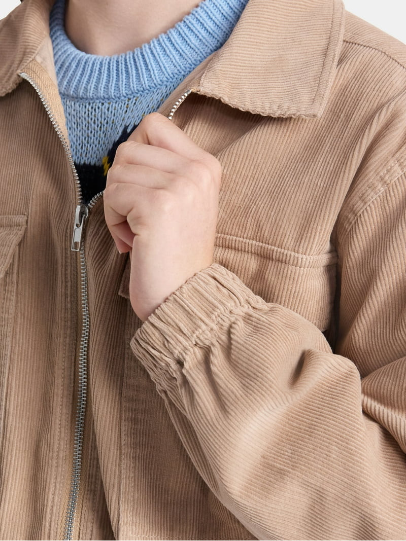 Netflix Stranger Things Corduroy Cotton Jacket from No Boundaries, Women’s and Women’s Plus | Walmart (US)