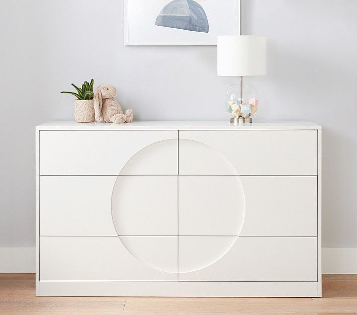 Nursery Circle Extra-Wide Dresser | Pottery Barn Kids