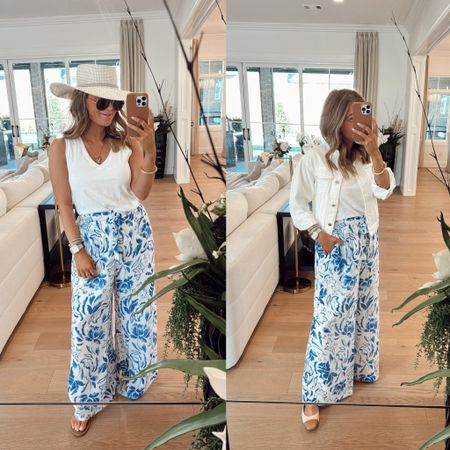 These pants are 69% off and fully stocked! I am in the small. I am 121 pounds and just shy of 5’4. These are so perfect for the beach or even for the office! You could totally style these both ways just like I pictured!! And they are wildly comfortable!!🎀⭐️
.
.
.
@nordstromrack #nordstromrackpartner #rackscore

#LTKstyletip #LTKfindsunder50