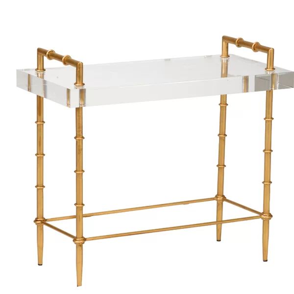 Acrylic Bamboo End Table | Wayfair Professional
