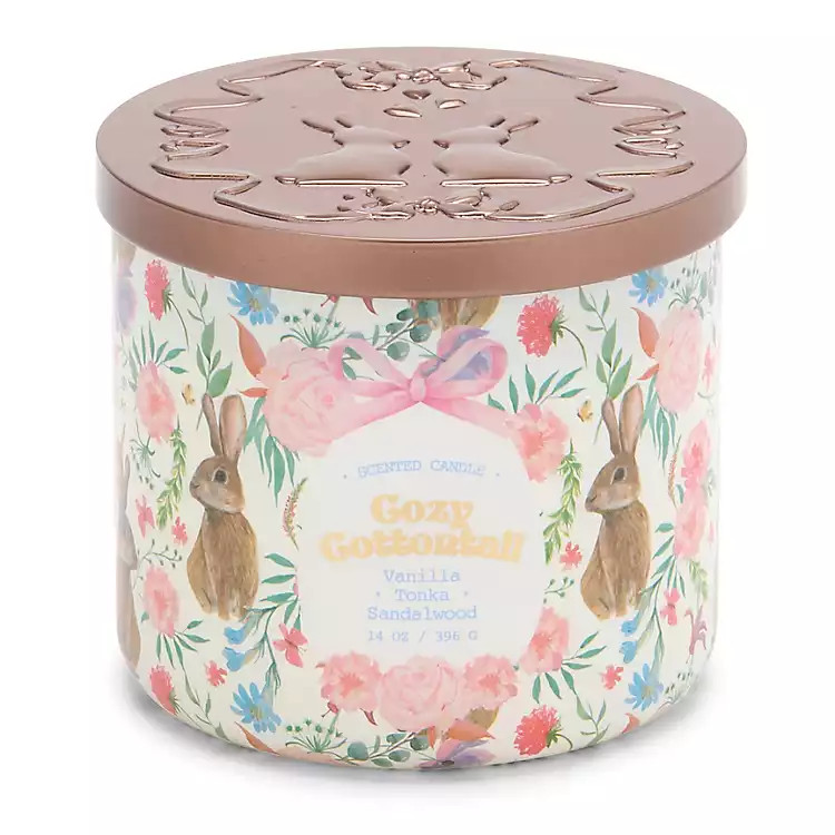 New! Cozy Cottontail 3-Wick Jar Candle | Kirklands