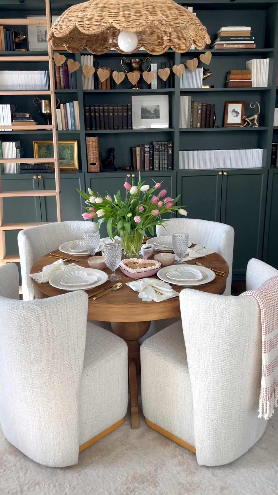 Valentine’s table in library...

#LTKValentine #LTKSeasonal #LTKHome