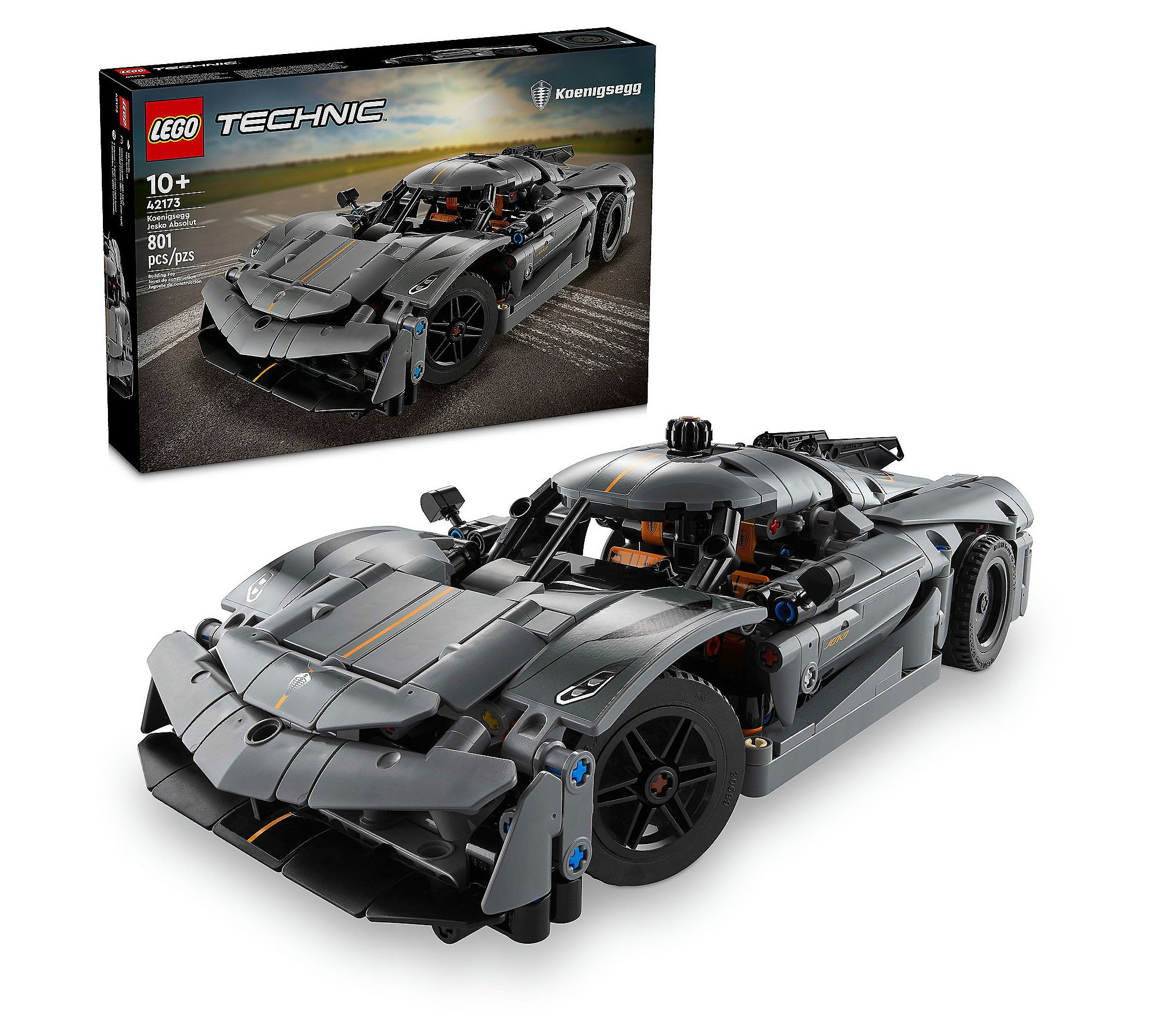 LEGO Technic Koenigsegg Jesko Absolut Gray Hype rcar | QVC