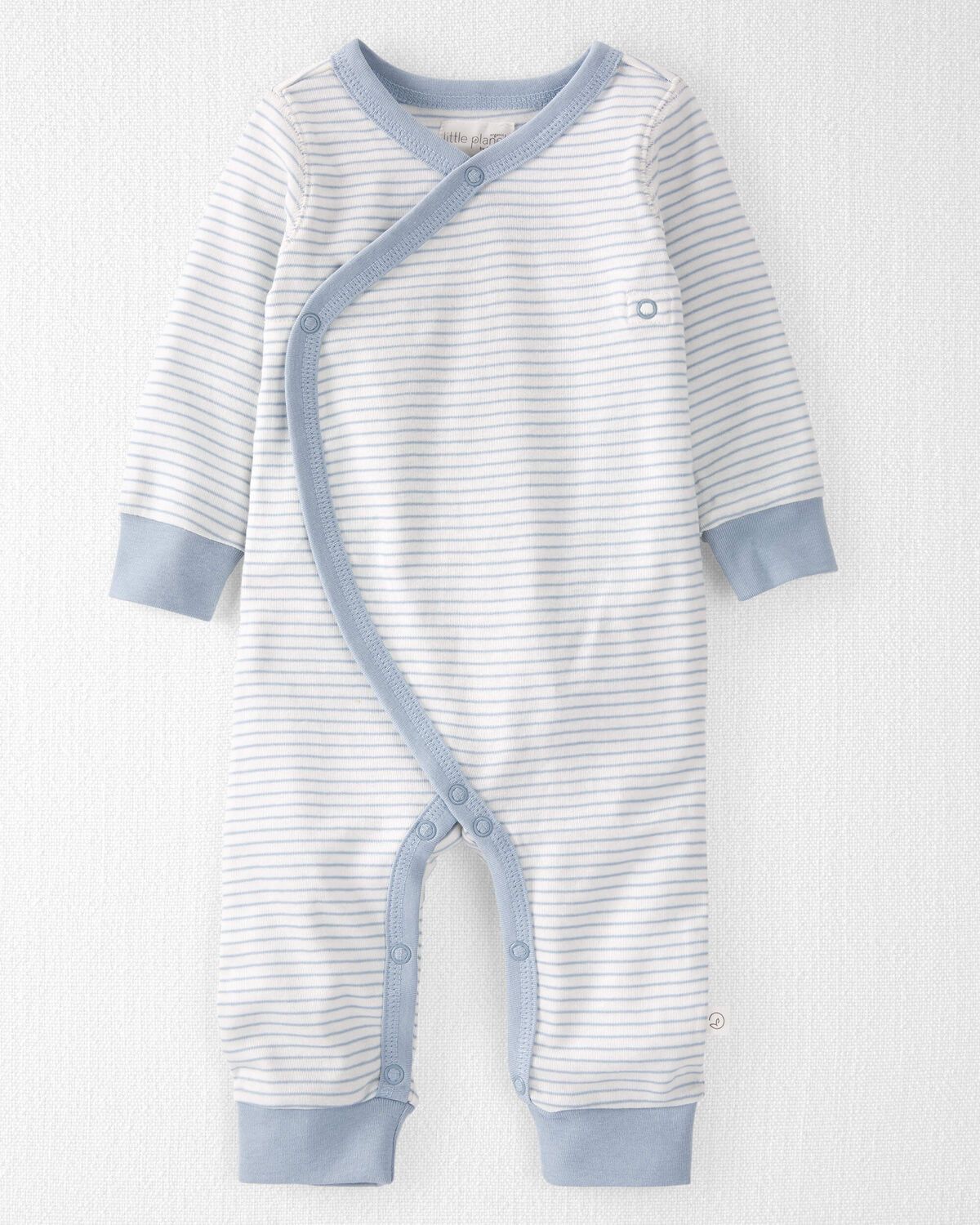 Seal Blue Baby Organic Cotton Sleep & Play Pajamas | carters.com | Carter's