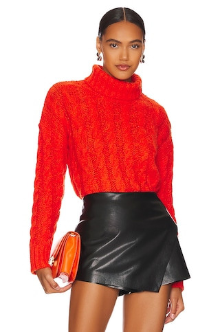 Central Park West Sweater in Flame from Revolve.com | Revolve Clothing (Global)