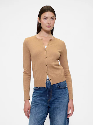 Crewneck Cardigan | Gap Factory