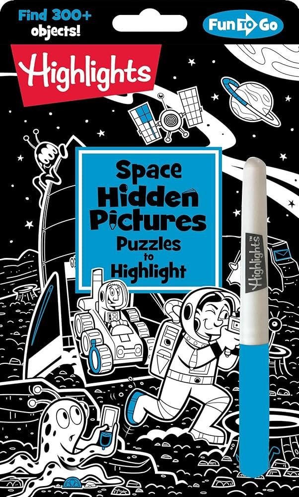 Space Hidden Pictures Puzzles to Highlight: Space-Themed Hidden Pictures Activity Book for Kids w... | Amazon (US)