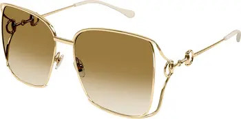 Gucci 61mm Square Sunglasses | Nordstrom | Nordstrom