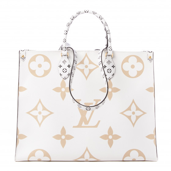 LOUIS VUITTON Monogram Giant Onthego Creme | FASHIONPHILE (US)